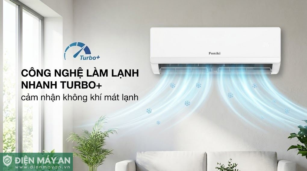Điều hòa Funiki Inverter 12000 BTU 1 chiều HIC12TMM-6